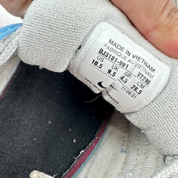 Nike Air Max 97 ID By You Men Size 10 DJ3180-991 Blue Grey Training Shoes - Picture 10 of 11